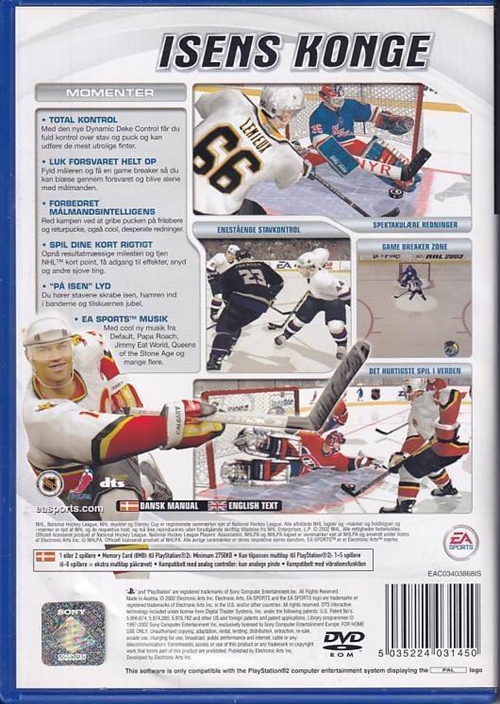 NHL 2003 - PS2 (B Grade) (Genbrug)